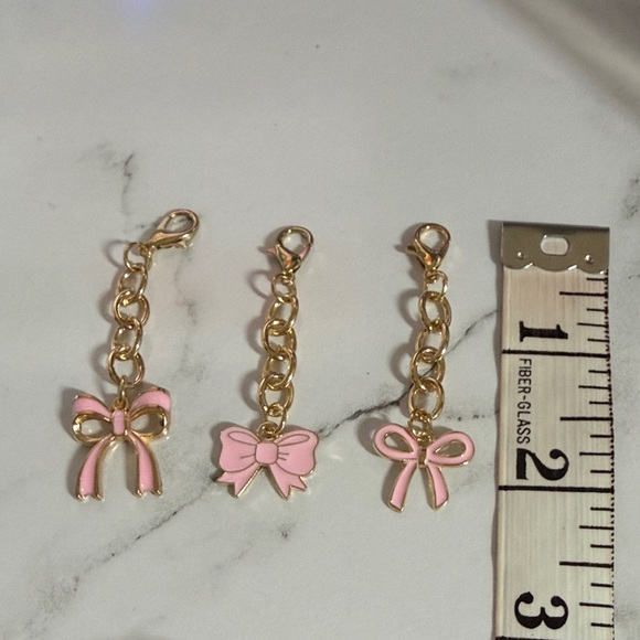Pink Bow Key/Bag charm (Price is for 1) - Picture 3 of 5